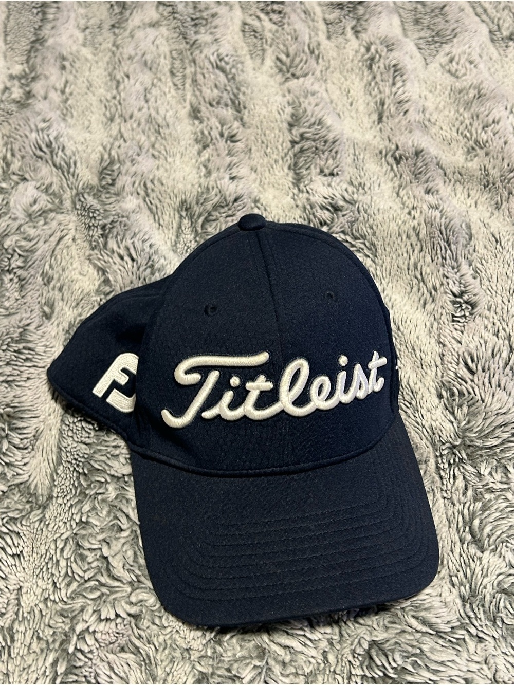 Titleist Navy and White Script Golf Cap